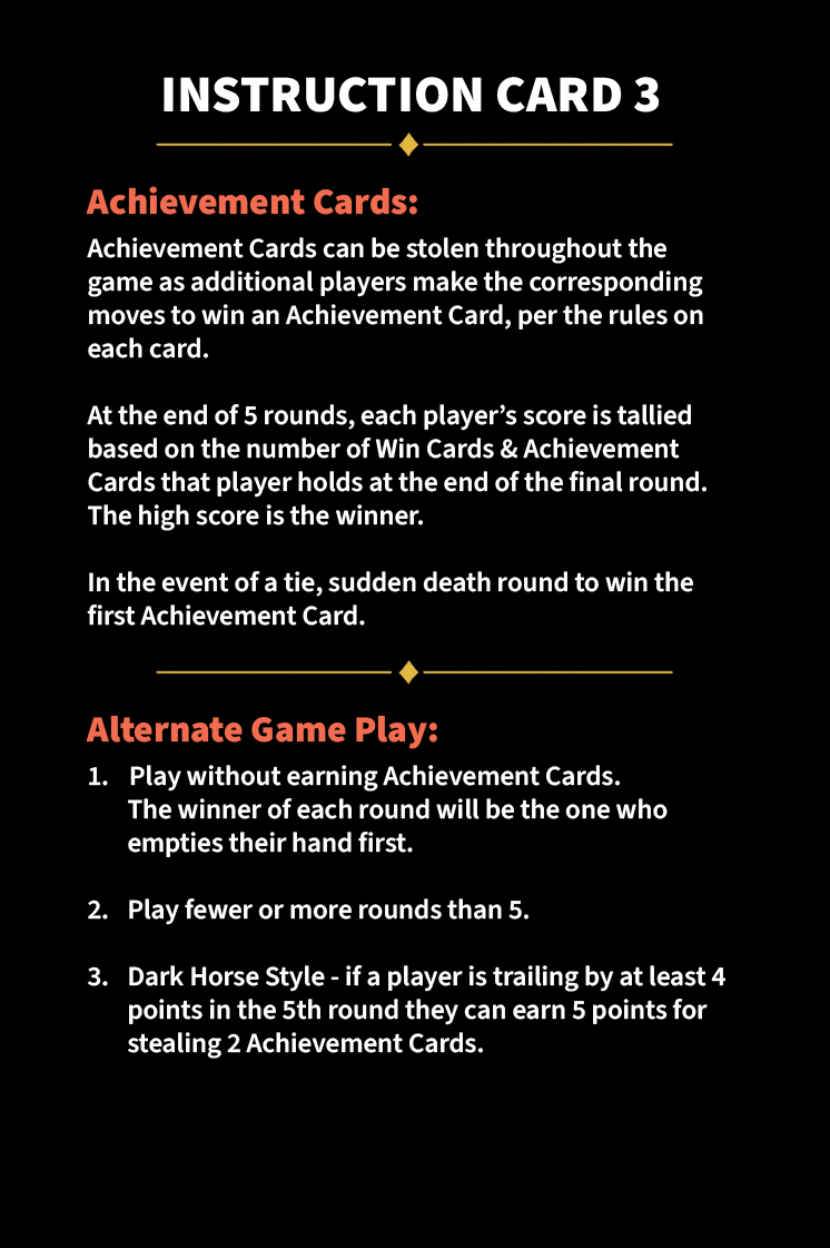 Autographed Up&Down Card Game